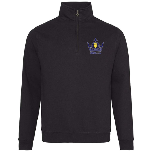 QMUL - Ukrainian society - Unisex 1/4 Zip Sweatshirt