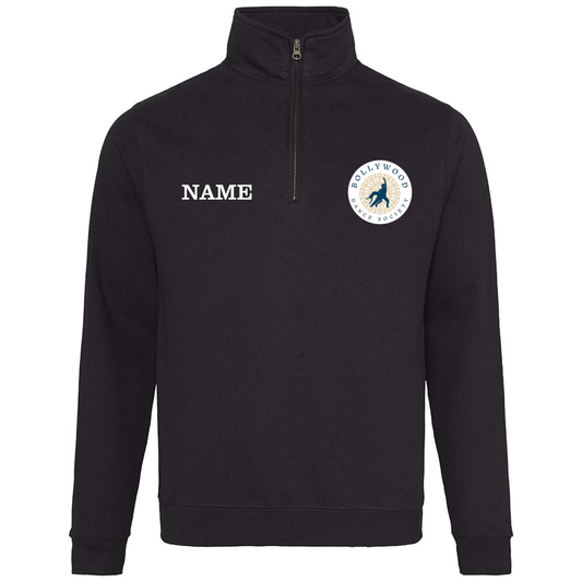 QMUL - Bollywood Dance Society - Unisex 1/4 Zip Sweatshirt