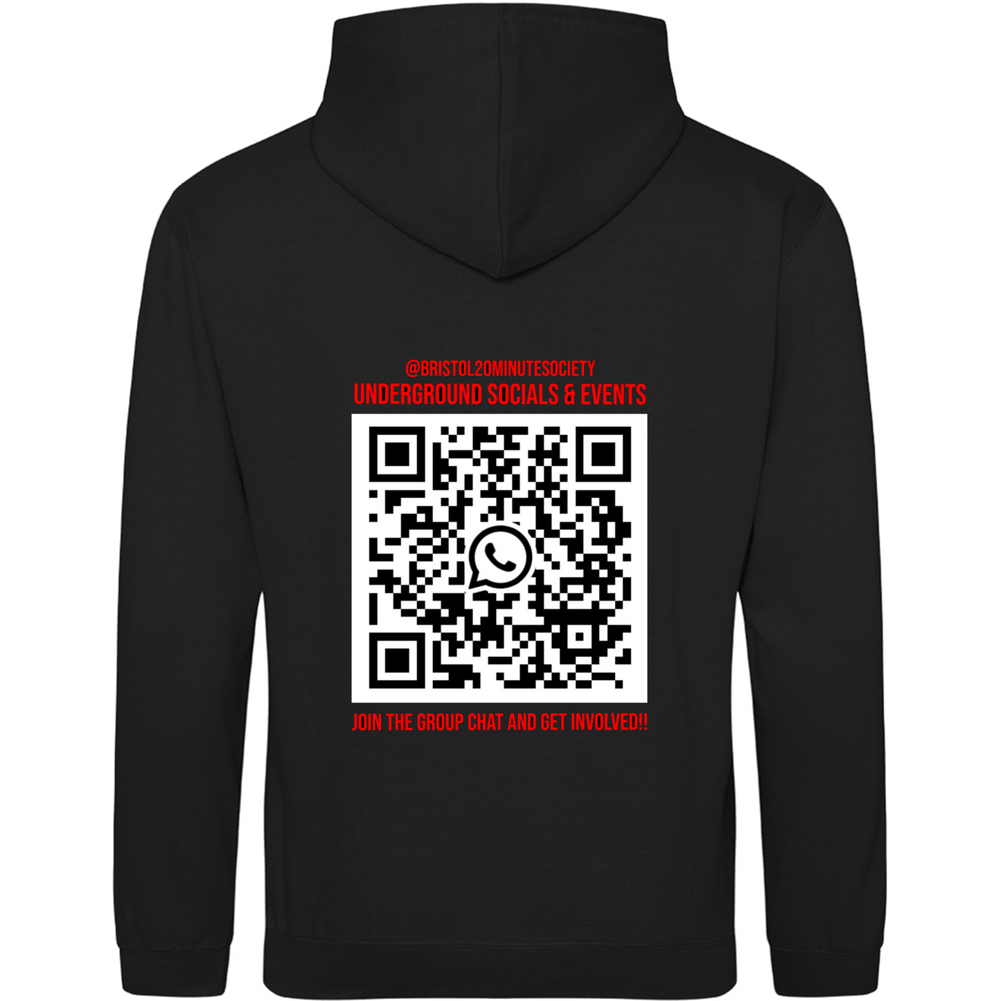 20 Mins Society Bristol - Unisex Hoodie