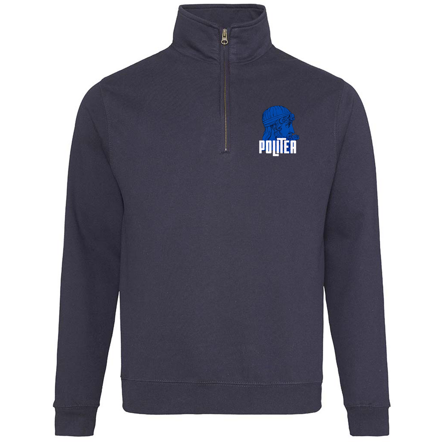 QMUL - Politea Society - Unisex 1/4 Zip Sweatshirt