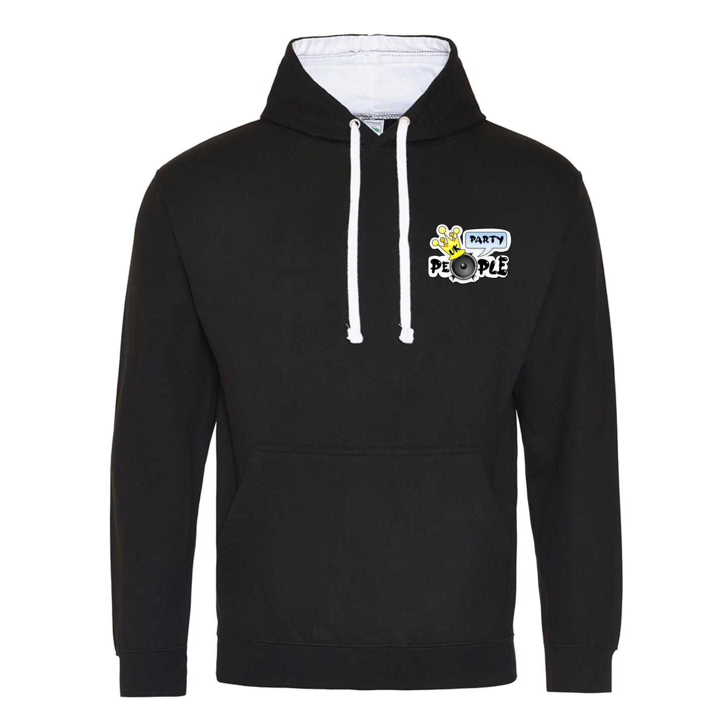 UKPARTYPEOPLE Simple - Unisex Contrast Hoodie