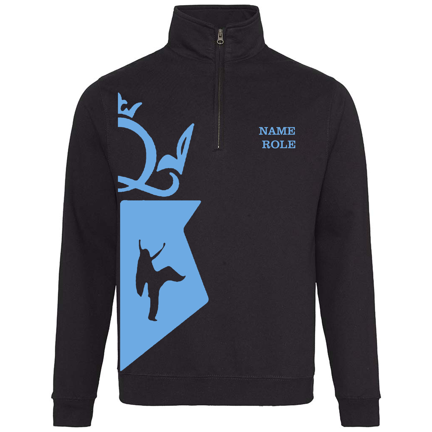 QMUL - Bhangra Society - Unisex 1/4 Zip Sweatshirt