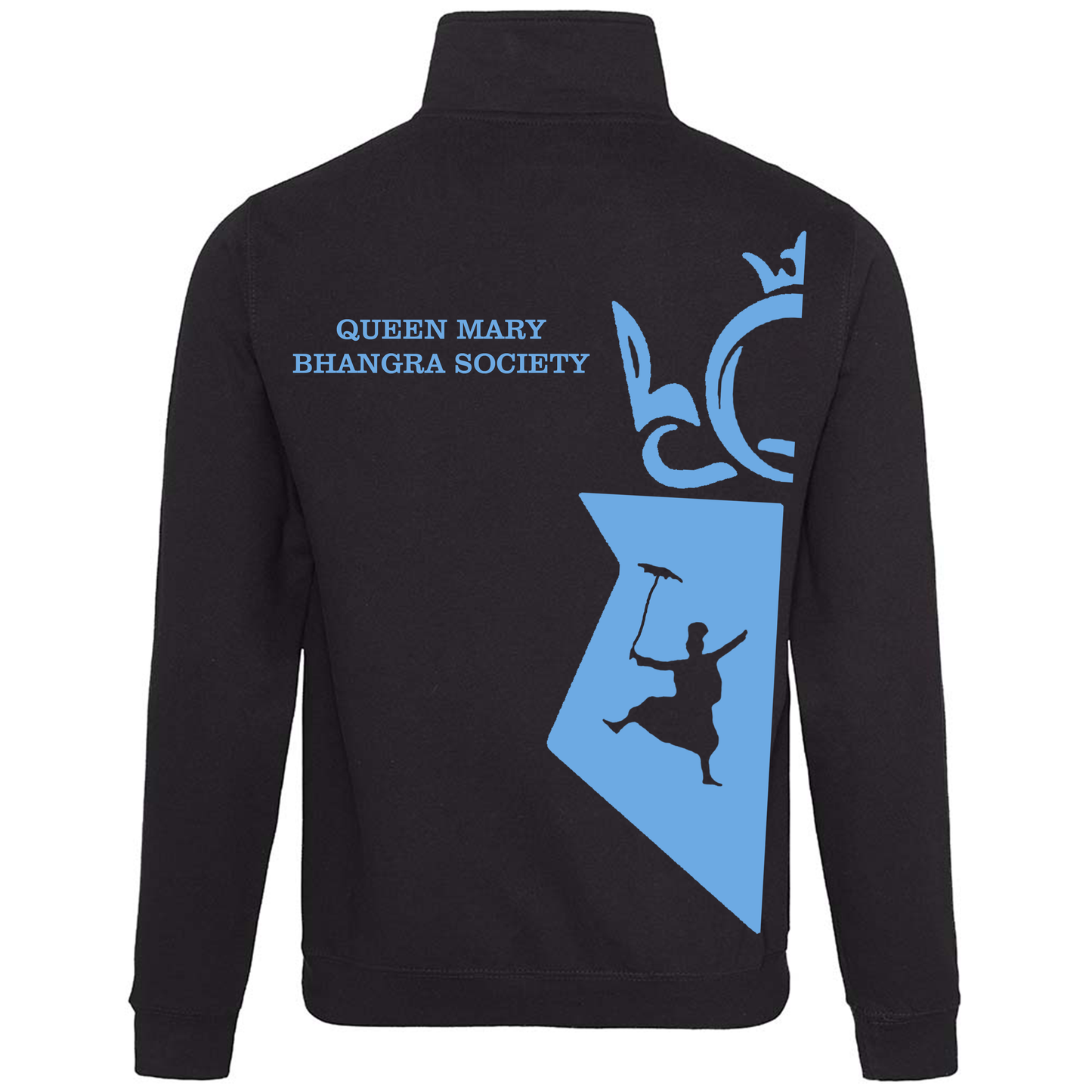 QMUL - Bhangra Society - Unisex 1/4 Zip Sweatshirt
