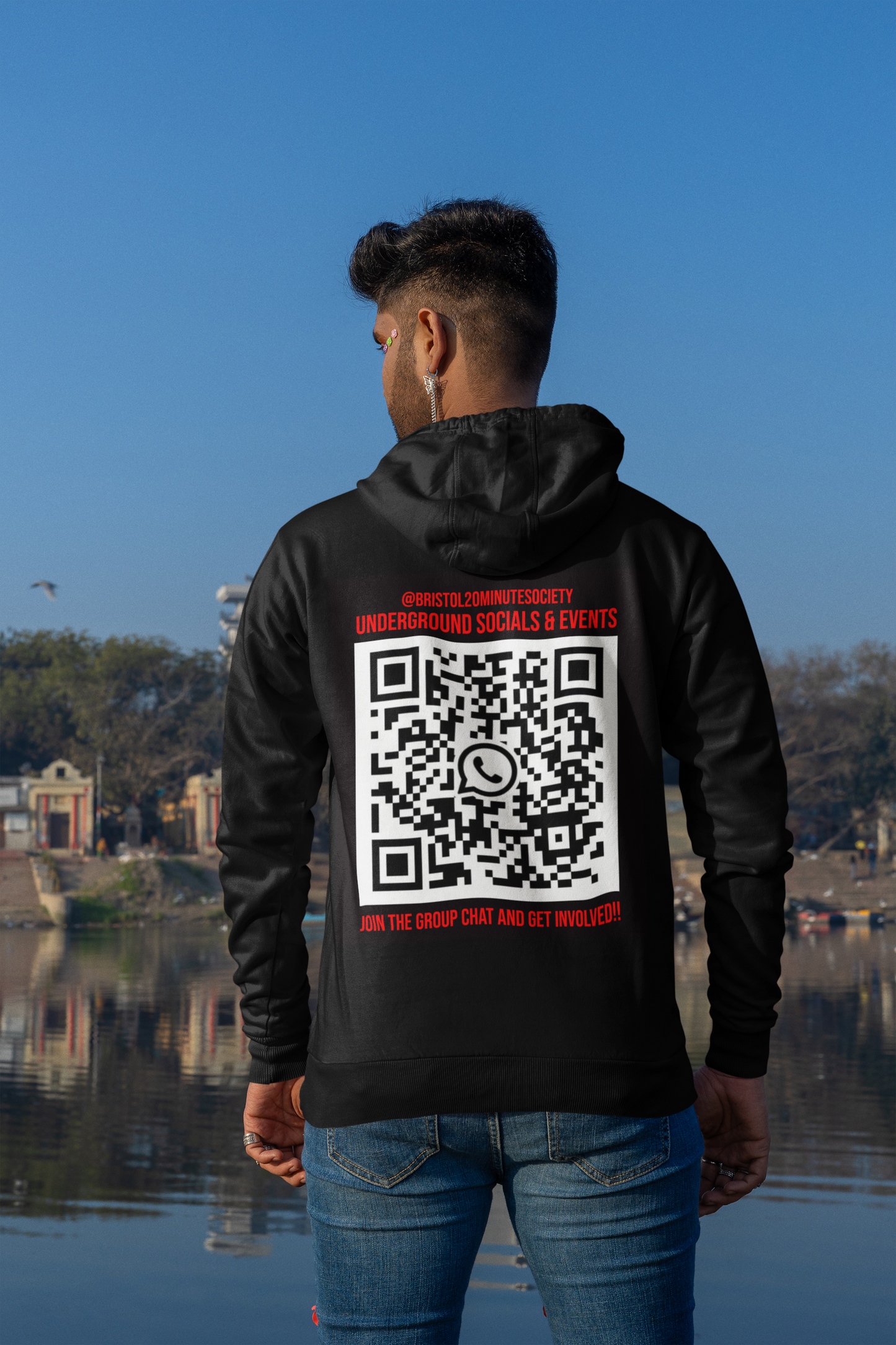 20 Mins Society Bristol - Unisex Hoodie