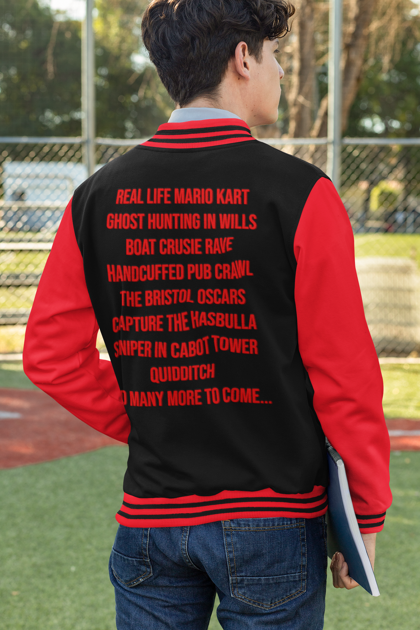 20 Mins Society Bristol - Unisex Varsity Jacket