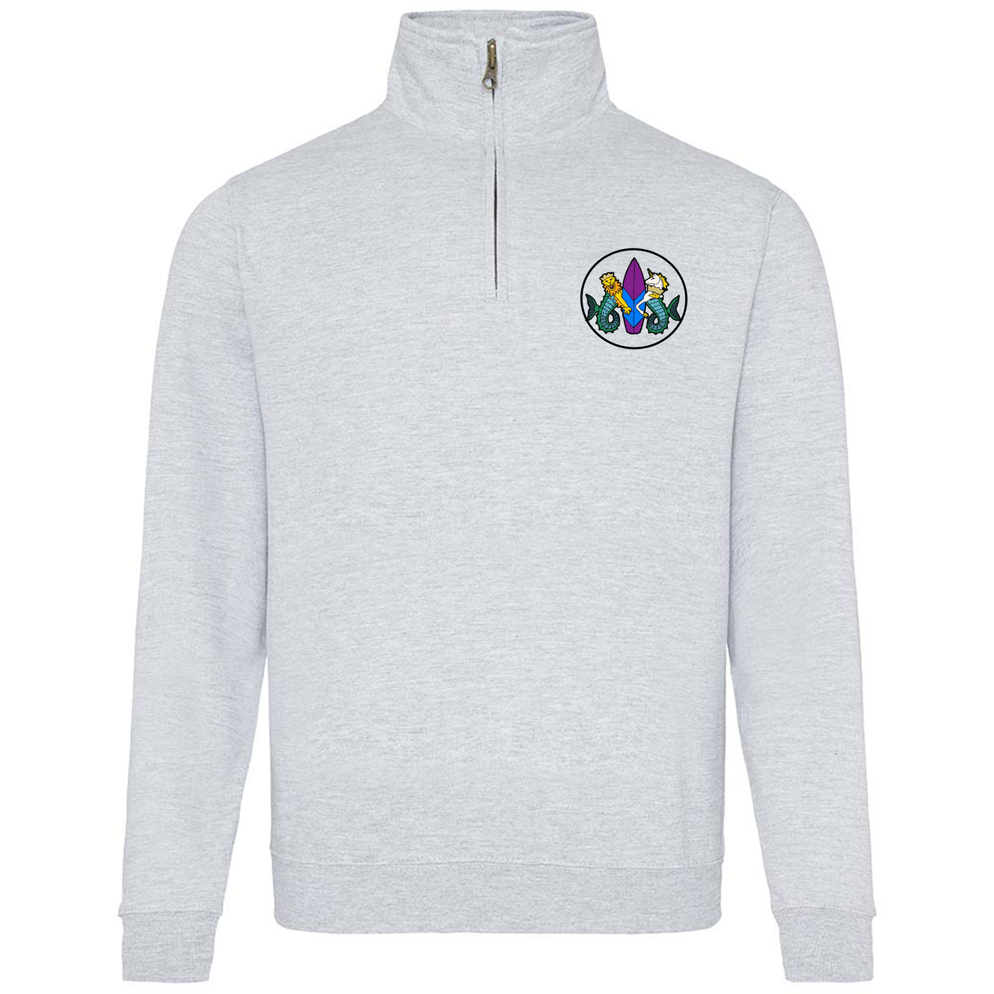 UOP - Pompey Surf Society- Unisex 1/4 Zip Sweatshirt