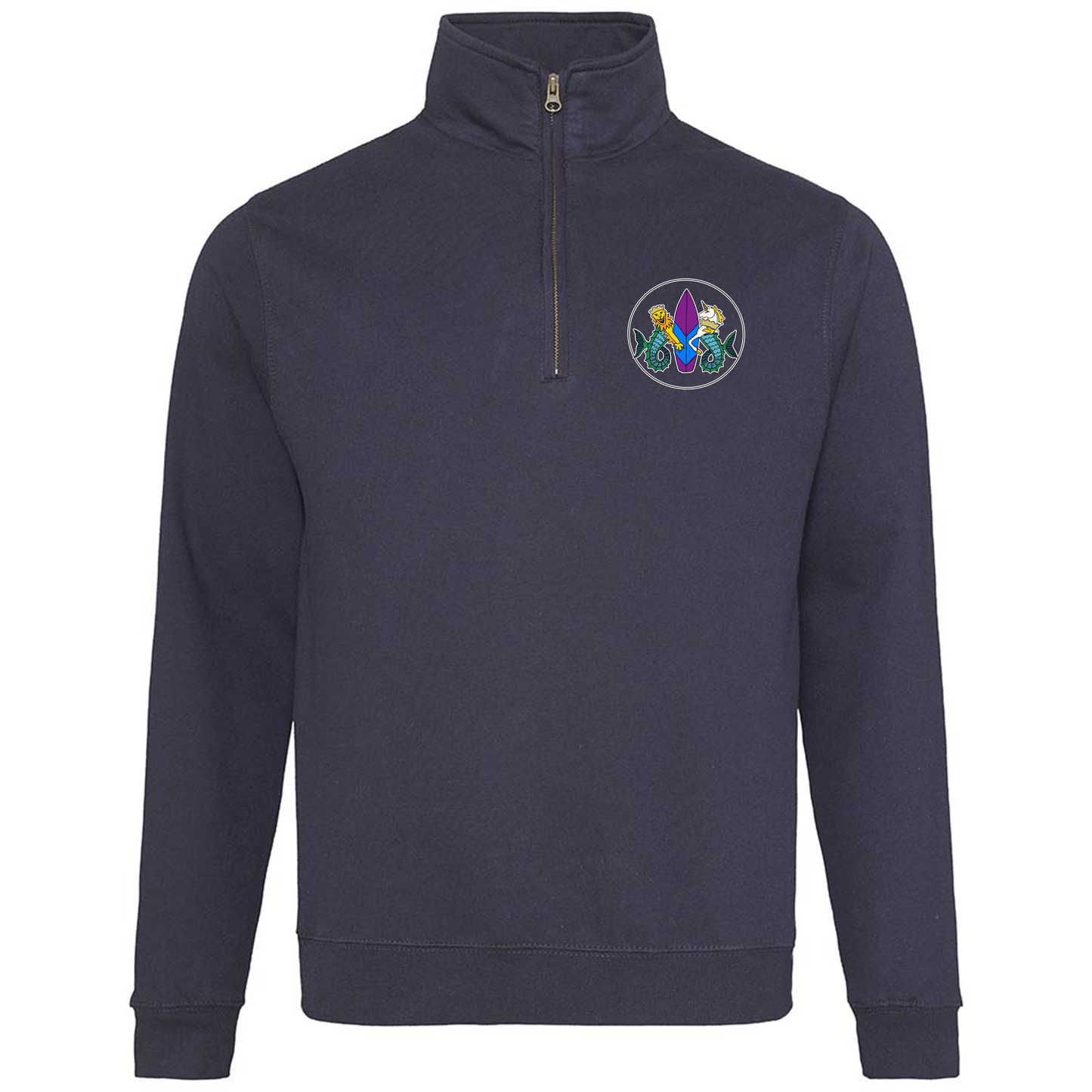 UOP - Pompey Surf Society- Unisex 1/4 Zip Sweatshirt