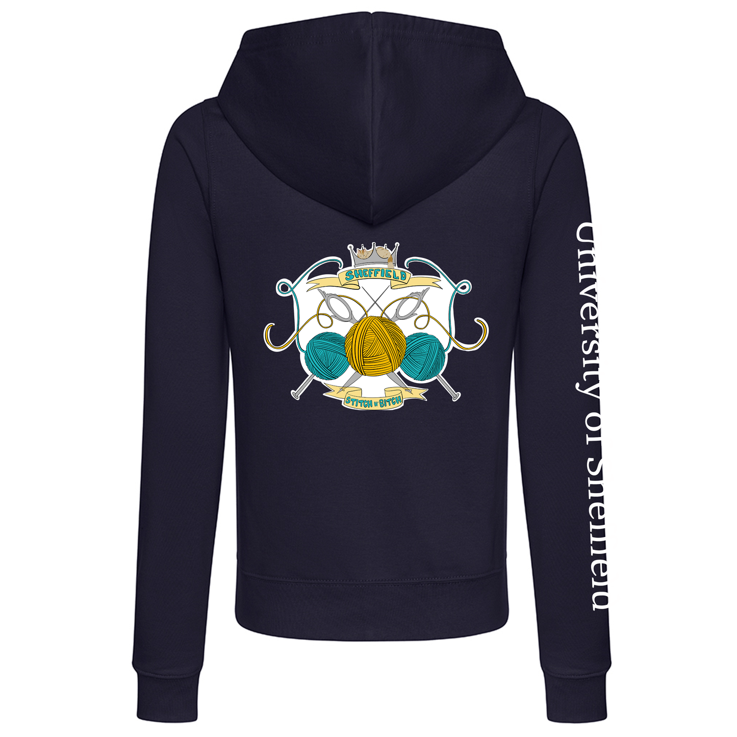 Sheffield - Stitch N’ Bitch Society - Women's Zip Hoodie