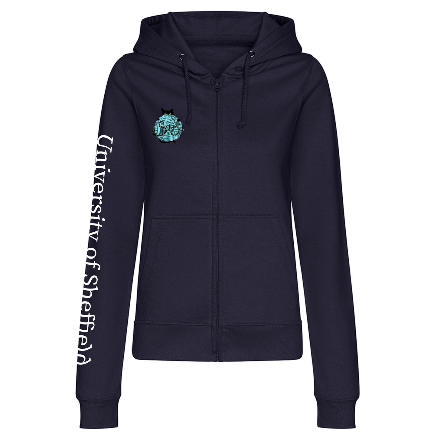 Sheffield - Stitch N’ Bitch Society - Women's Zip Hoodie