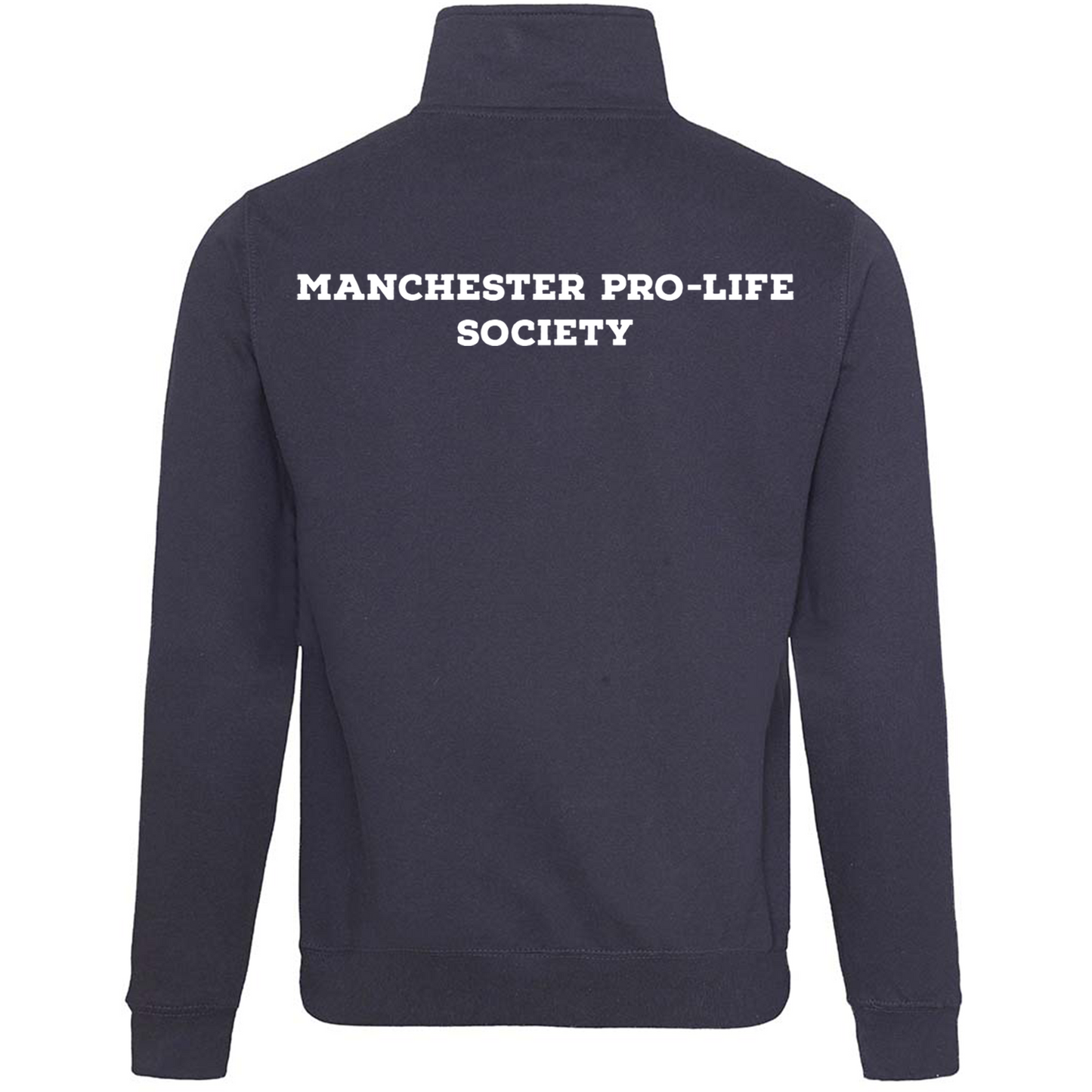 Manchester - Pro-Life Society - Unisex 1/4 Zip Sweatshirt