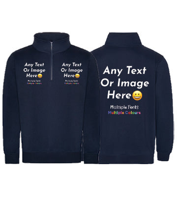 Unisex 1/4 Zip Sweatshirt