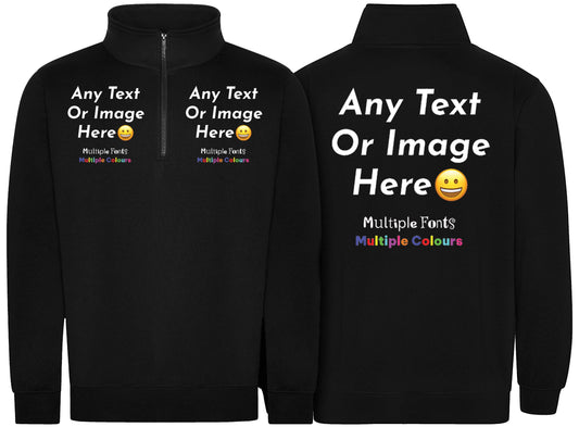 Unisex 1/4 Zip Sweatshirt