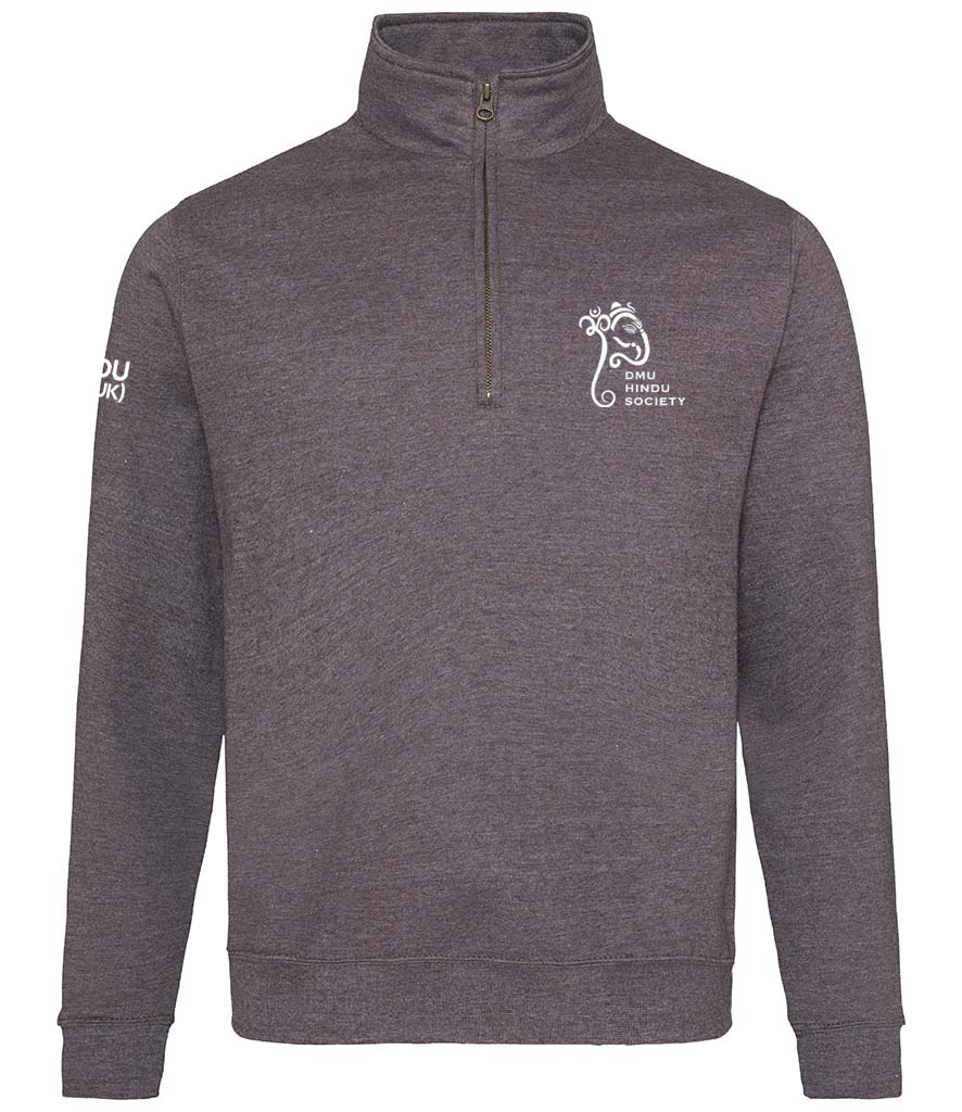 De Montfort Hindu Society - Unisex 1/4 Zip Sweatshirt