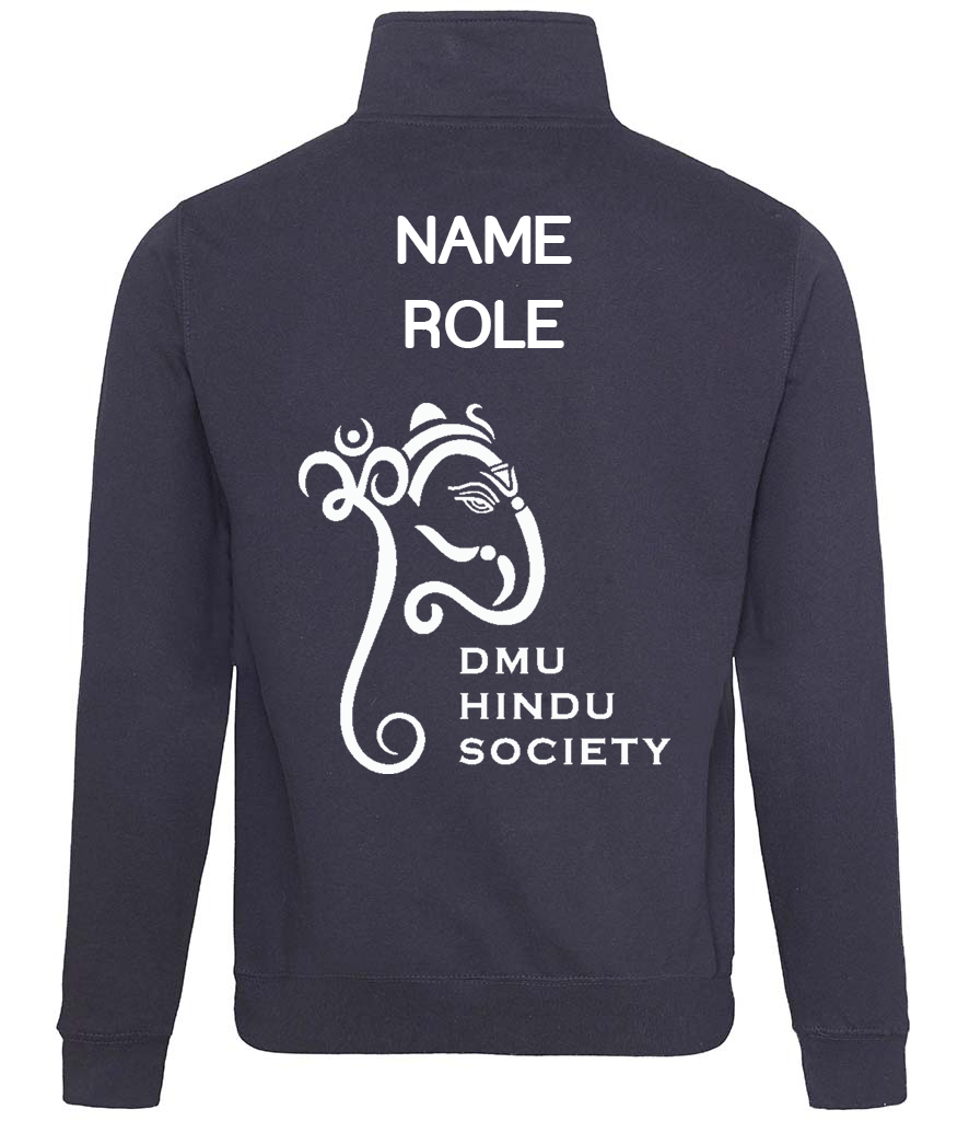 De Montfort Hindu Society - Unisex 1/4 Zip Sweatshirt