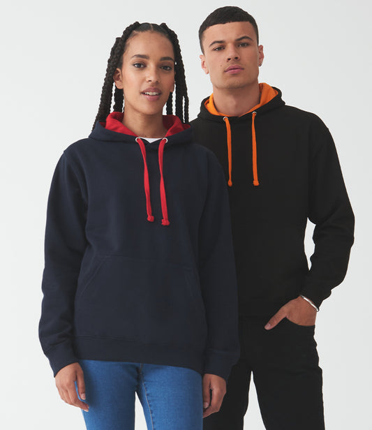 Unisex Contrast Hoodie