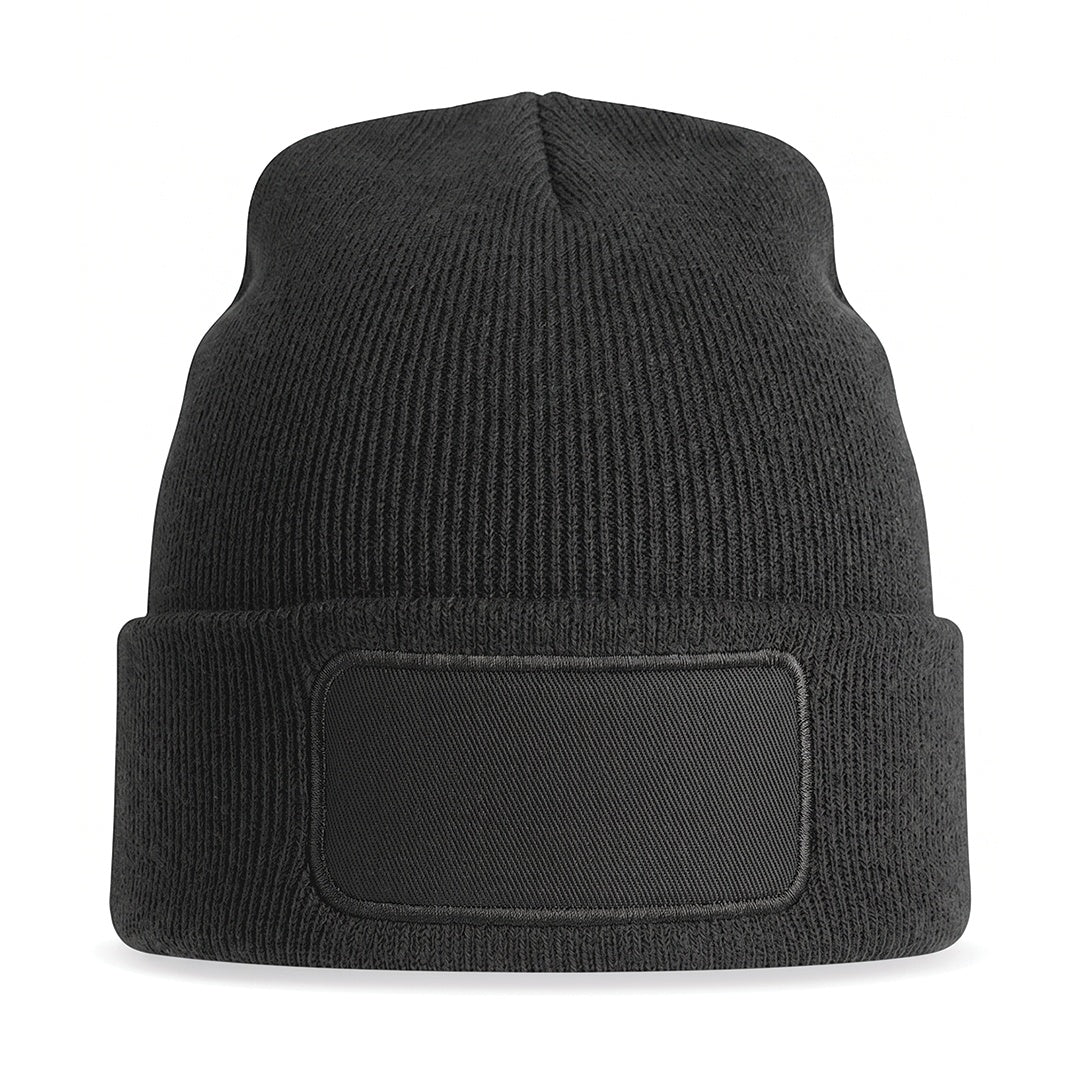 Patch Beanie - Black
