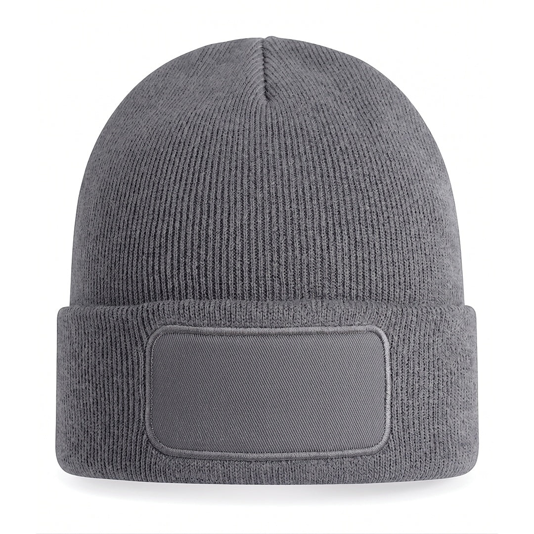 Patch Beanie - Grey
