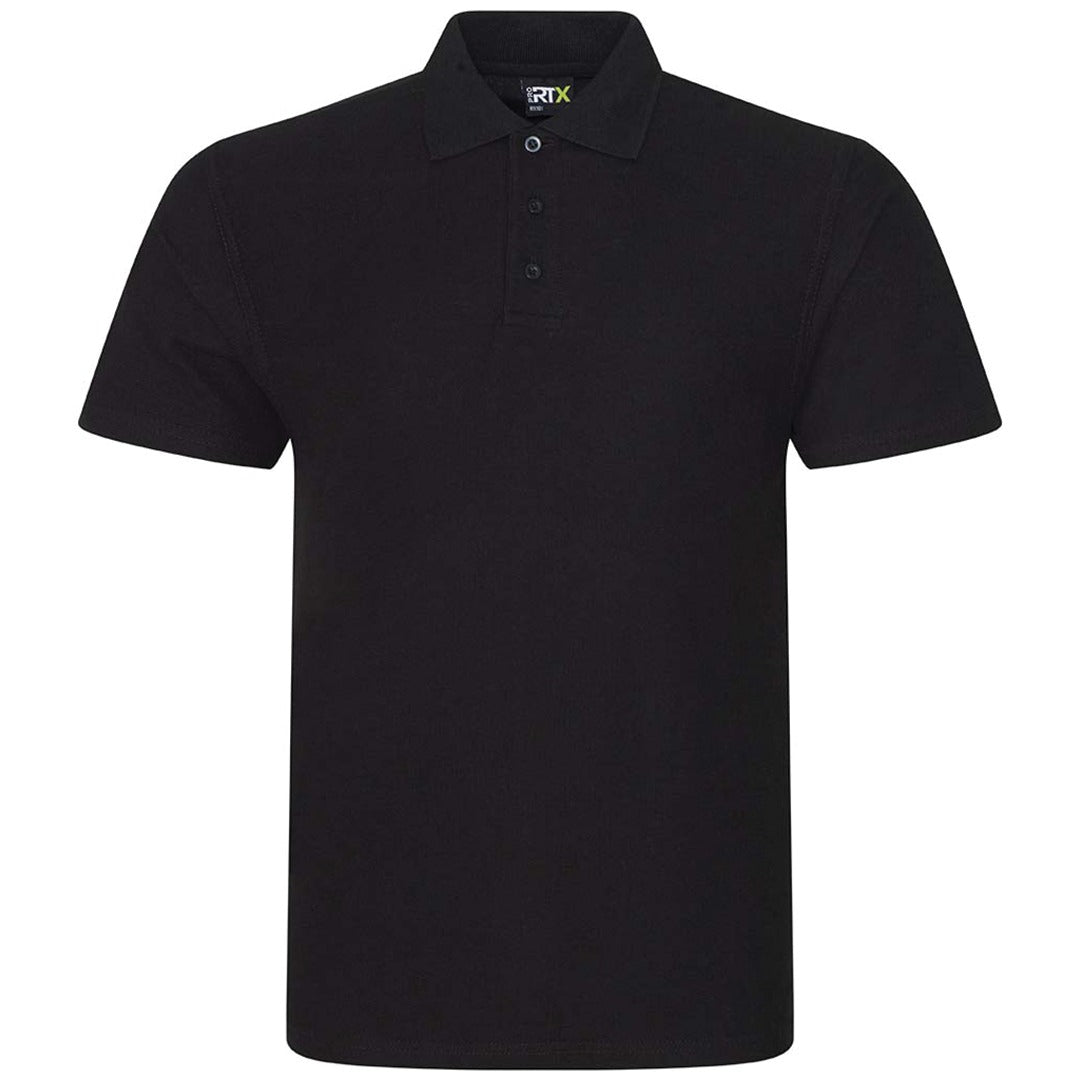 Men's Polo Shirt - Black Front