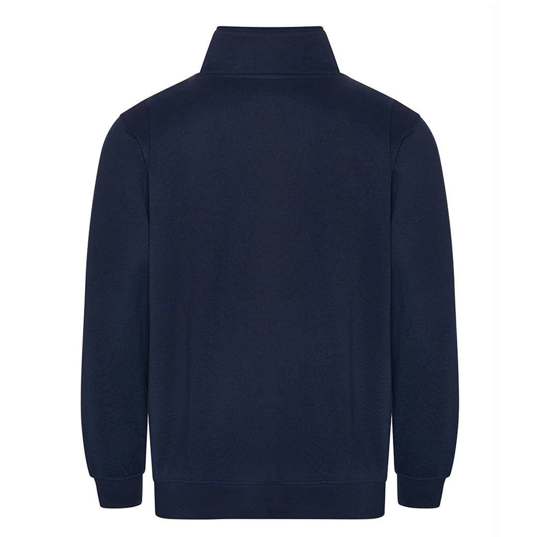 Unisex 1/4 Zip Sweatshirt - Navy Back
