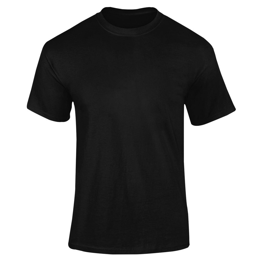 Adults T-Shirt - Black Front