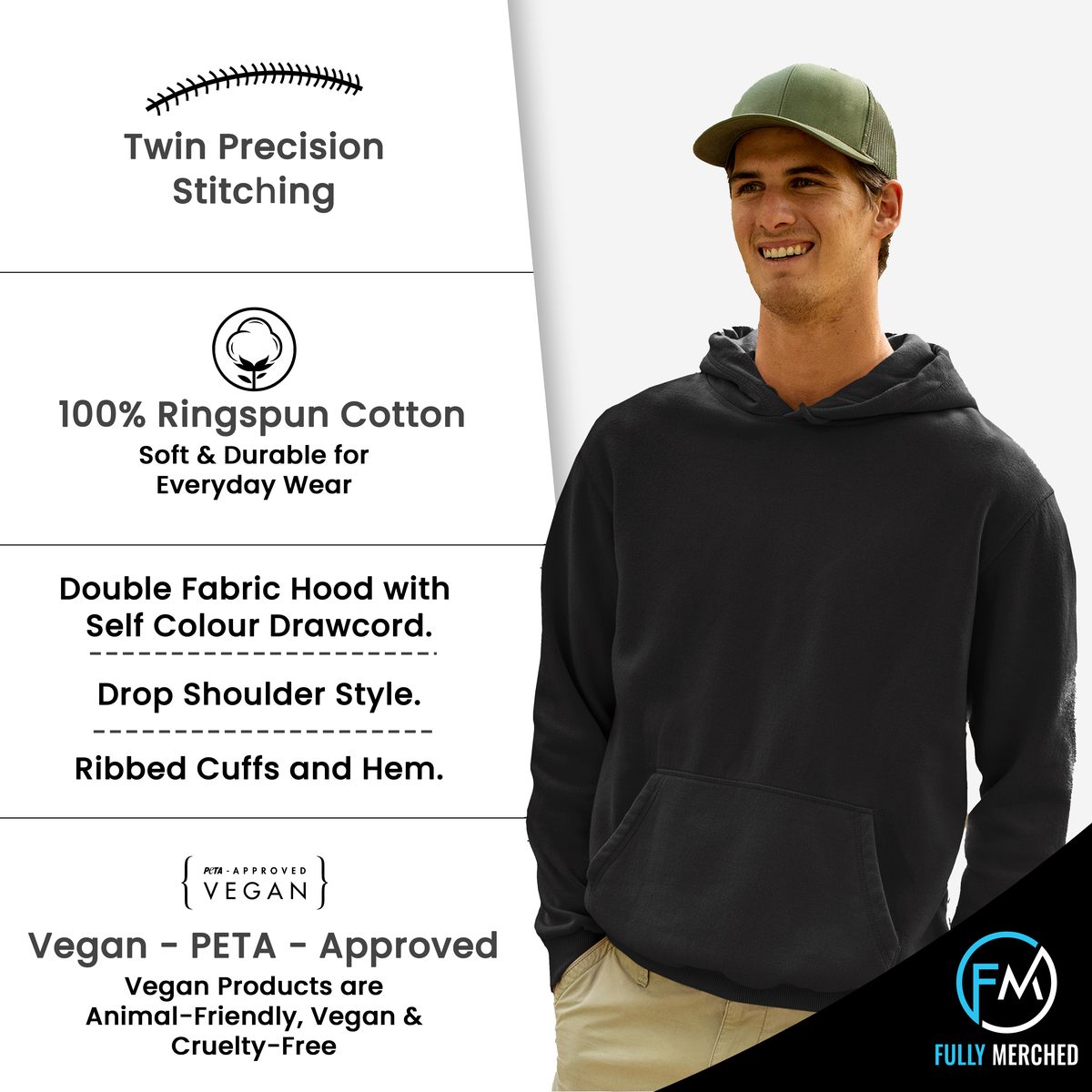 product info kids hoodie features