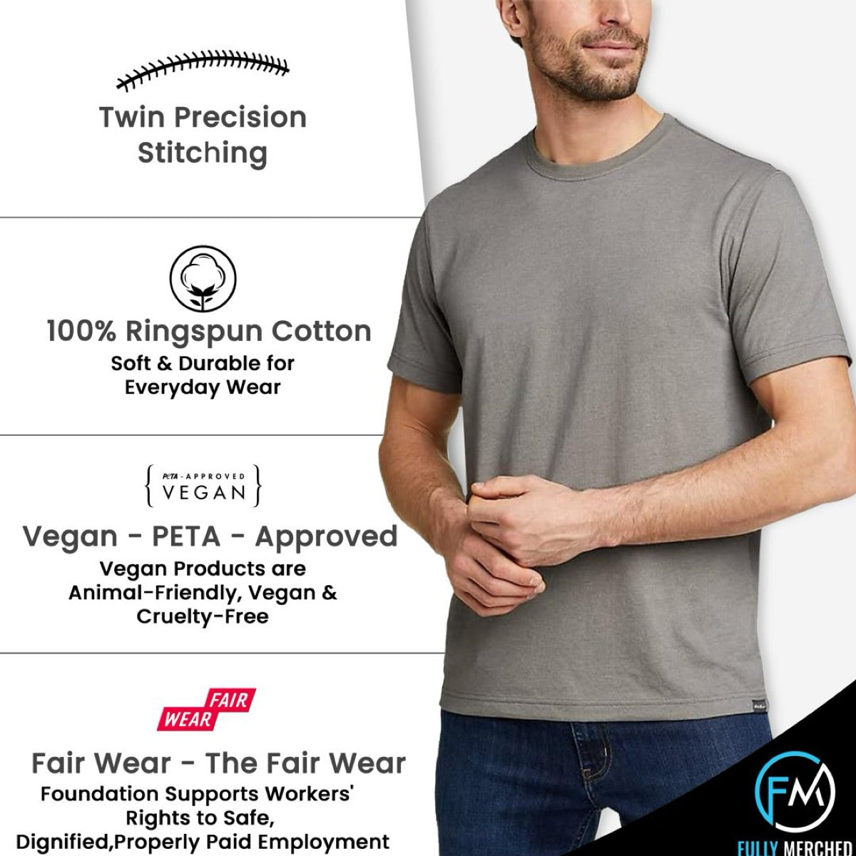product info tshirt features